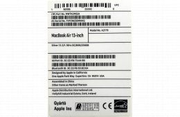 APPLE MacBook Air 2020 13,3