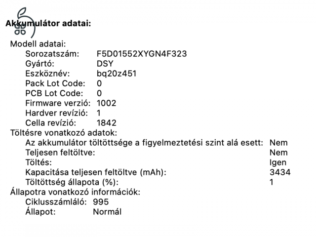 APPLE MacBook Air 2020 13,3