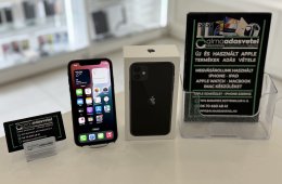 iPhone 11 64GB Fekete Független Újszerű/1-3 hónap gar./p4230