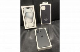 iPhone 15 128GB – Kártyafüggetlen✨ + Ajándék tok 