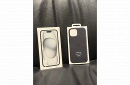 iPhone 15 128GB – Kártyafüggetlen✨ + Ajándék tok 