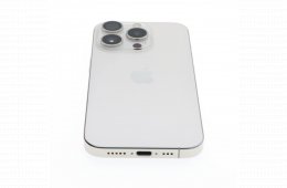 !! 1 ÉV GARANCIA !! Apple iPhone 15 Pro 256 GB White Titanium 90%