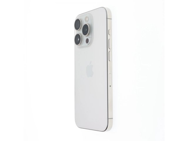 !! 1 ÉV GARANCIA !! Apple iPhone 15 Pro 256 GB White Titanium 90%