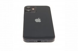 !! 1 ÉV GARANCIA !! Apple iPhone 12 Mini 64 GB Black 100%
