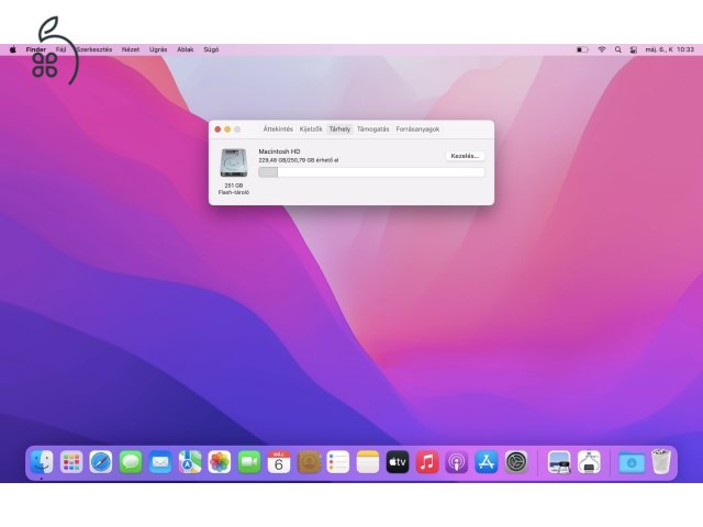 2017 MacBook Air 13 / i5 / 8GB / 256GB SSD / Magyar / 86% Aksi