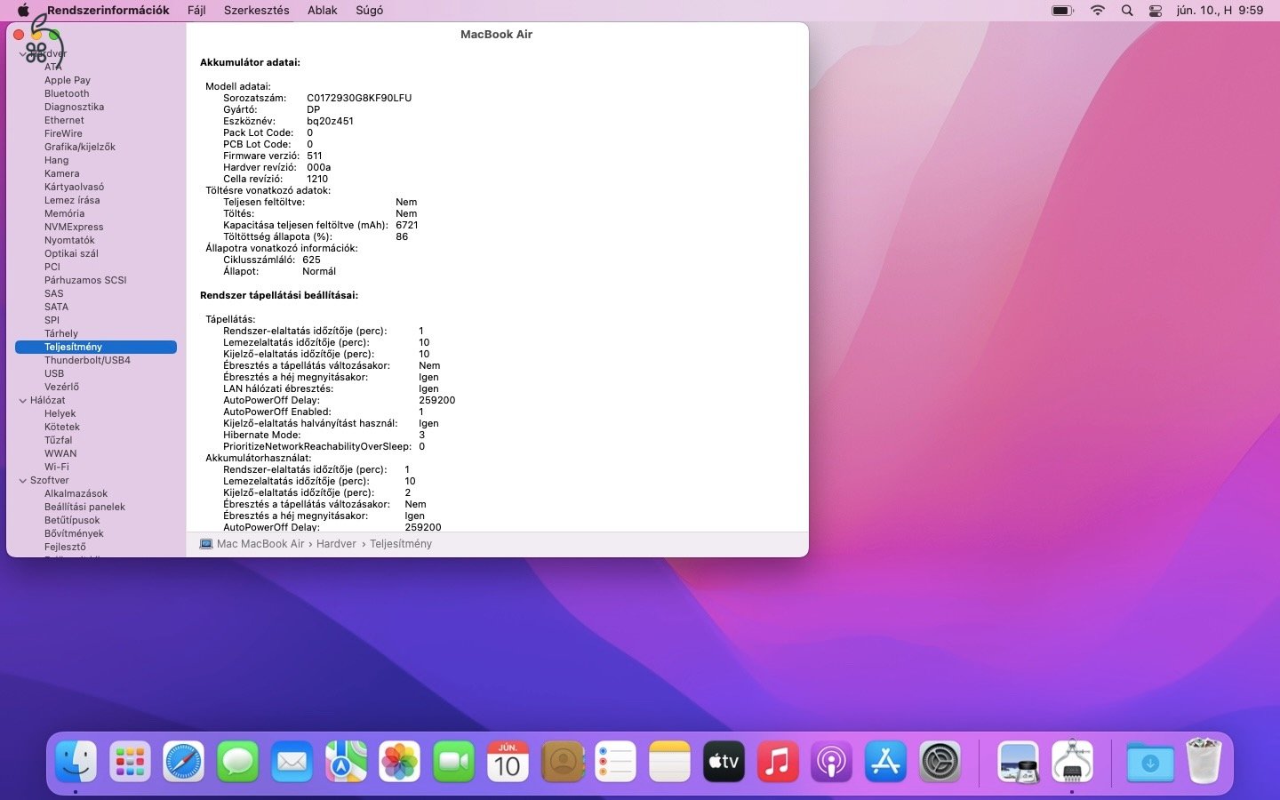 2017 MacBook Air 13 / i5 / 8GB / 256GB SSD / Magyar / 86% Aksi