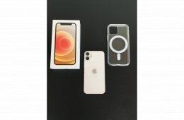 Apple Iphone 12 Mini 64GB (Fehér) - Gyárilag Független - Karcmentes kijelző 