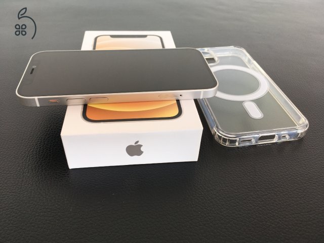 Apple Iphone 12 Mini 64GB (Fehér) - Gyárilag Független - Karcmentes kijelző 
