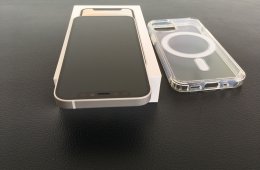 Apple Iphone 12 Mini 64GB (Fehér) - Gyárilag Független - Karcmentes kijelző 