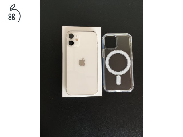 Apple Iphone 12 Mini 64GB (Fehér) - Gyárilag Független - Karcmentes kijelző 