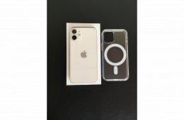 Apple Iphone 12 Mini 64GB (Fehér) - Gyárilag Független - Karcmentes kijelző 