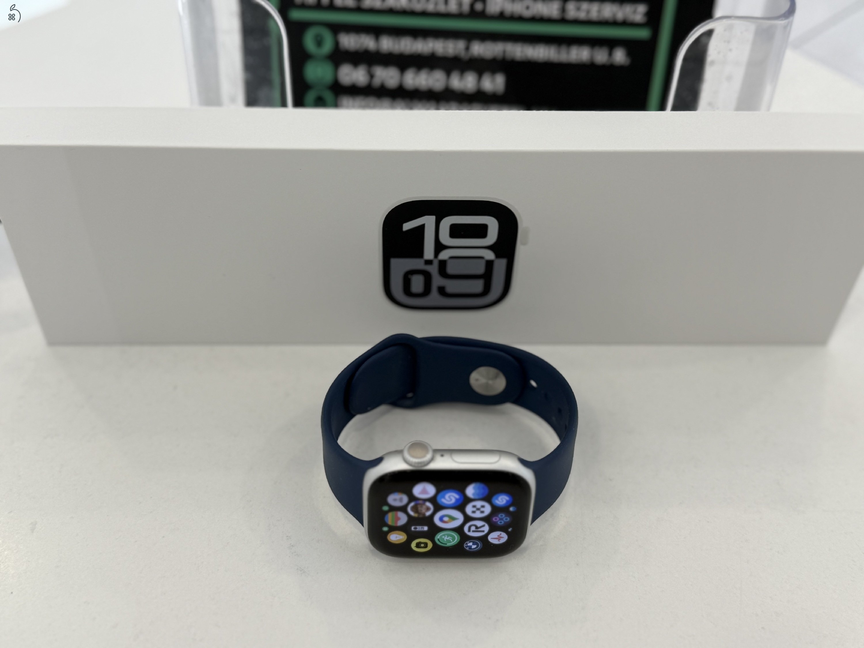 Apple Watch 10 42mm Karcmentes/2026.03.15.Apple Gar./Akku 100%/p4234