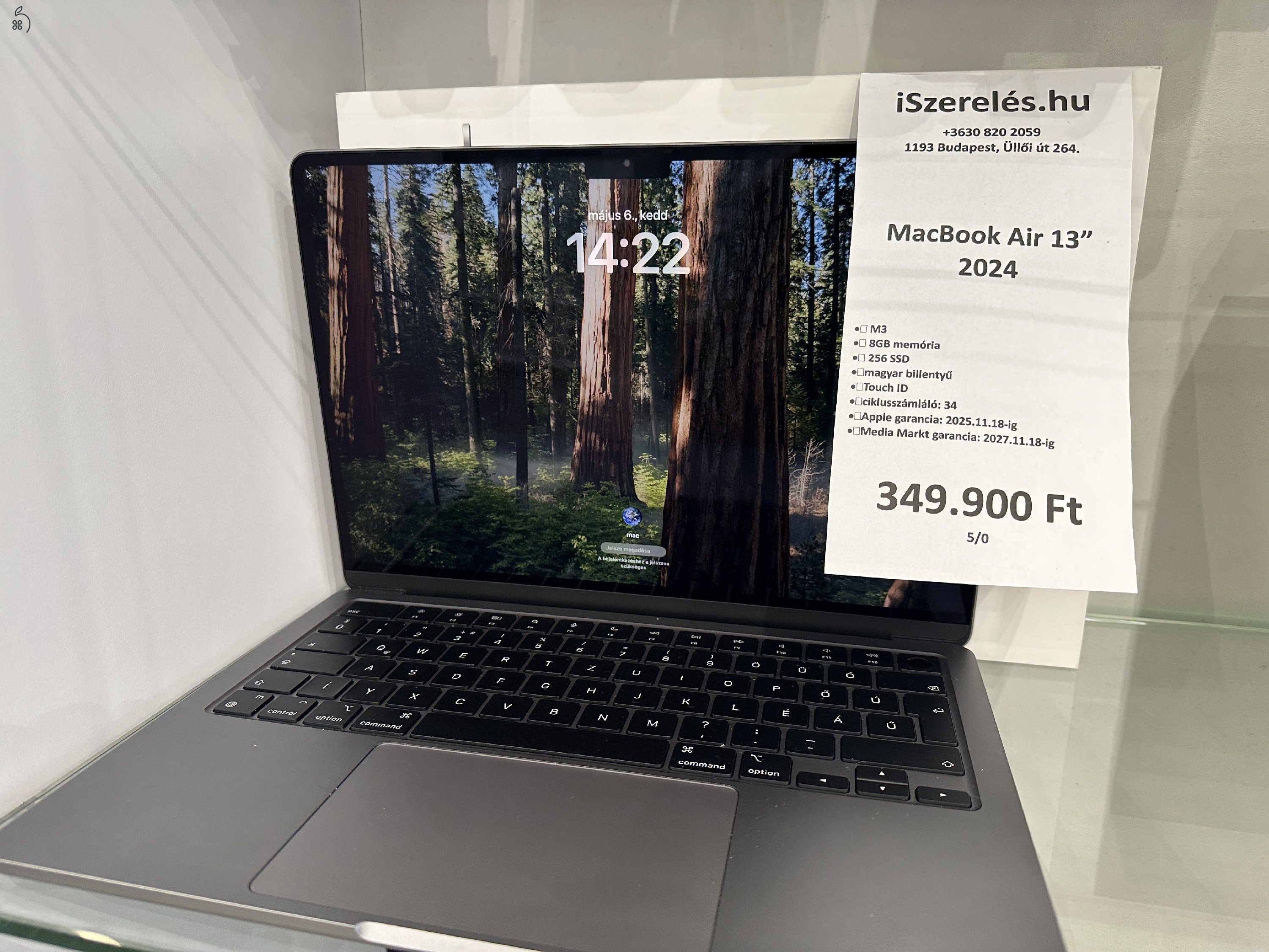 2027 novemberig garancia | MacBook Air 13