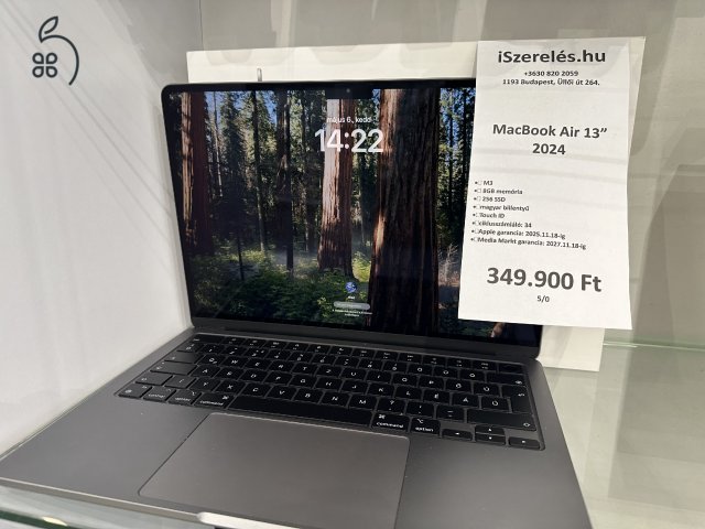 2027 novemberig garancia | MacBook Air 13