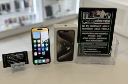 iPhone 15 Pro 256GB Független Karcmentes/1 hónap gar./Akku 100%/p52e