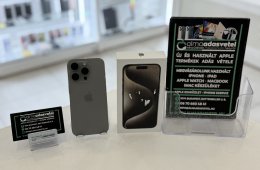 iPhone 15 Pro 256GB Független Karcmentes/1 hónap gar./Akku 100%/p52e