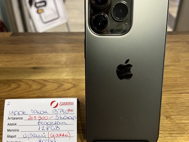 2. Apple iPhone 13 Pro - 128 GB - Grafit - 100% AKKU
