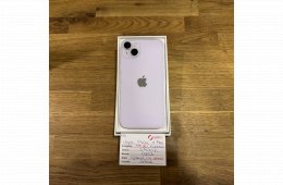 139. Apple iPhone 14 Plus - 128 GB - Lila - ÚJ AKKU - Újszerű