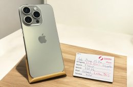 159. Apple iPhone 15 Pro - 256 GB - Natur Titán - 96% akku