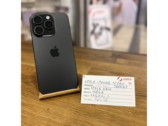 9. Apple iPhone 15 Pro - 128GB - Black Titán