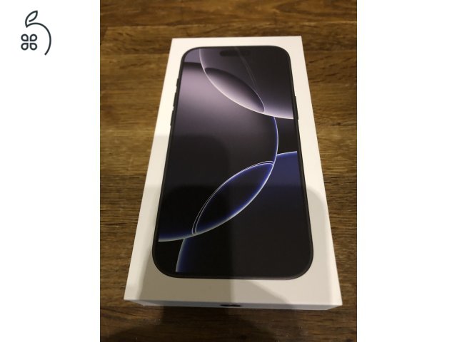 iPhone 16 Pro 128GB - (Black Titan) - Csak 1db!