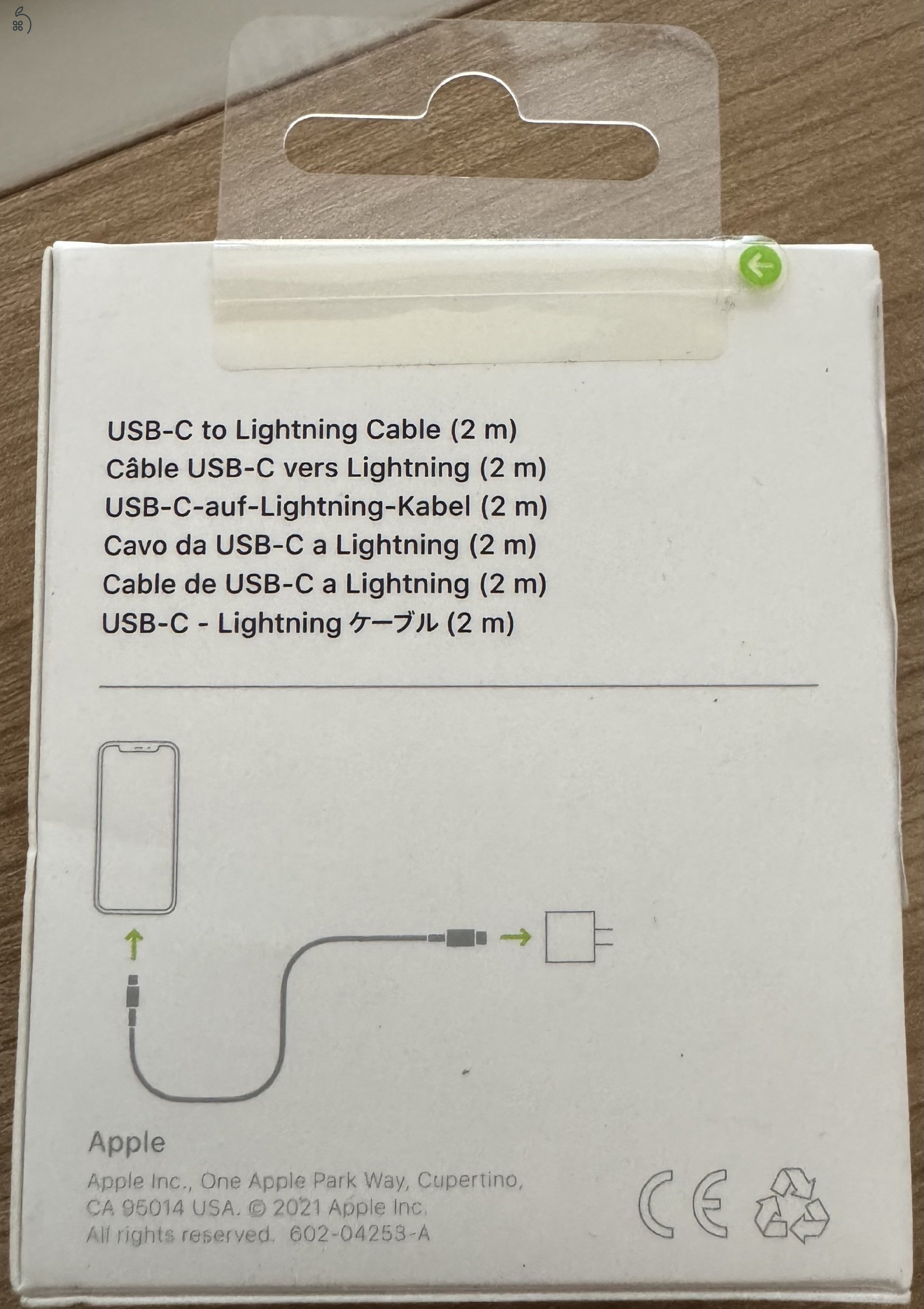 Bontatlan Lightning - USB C kábel 2m
