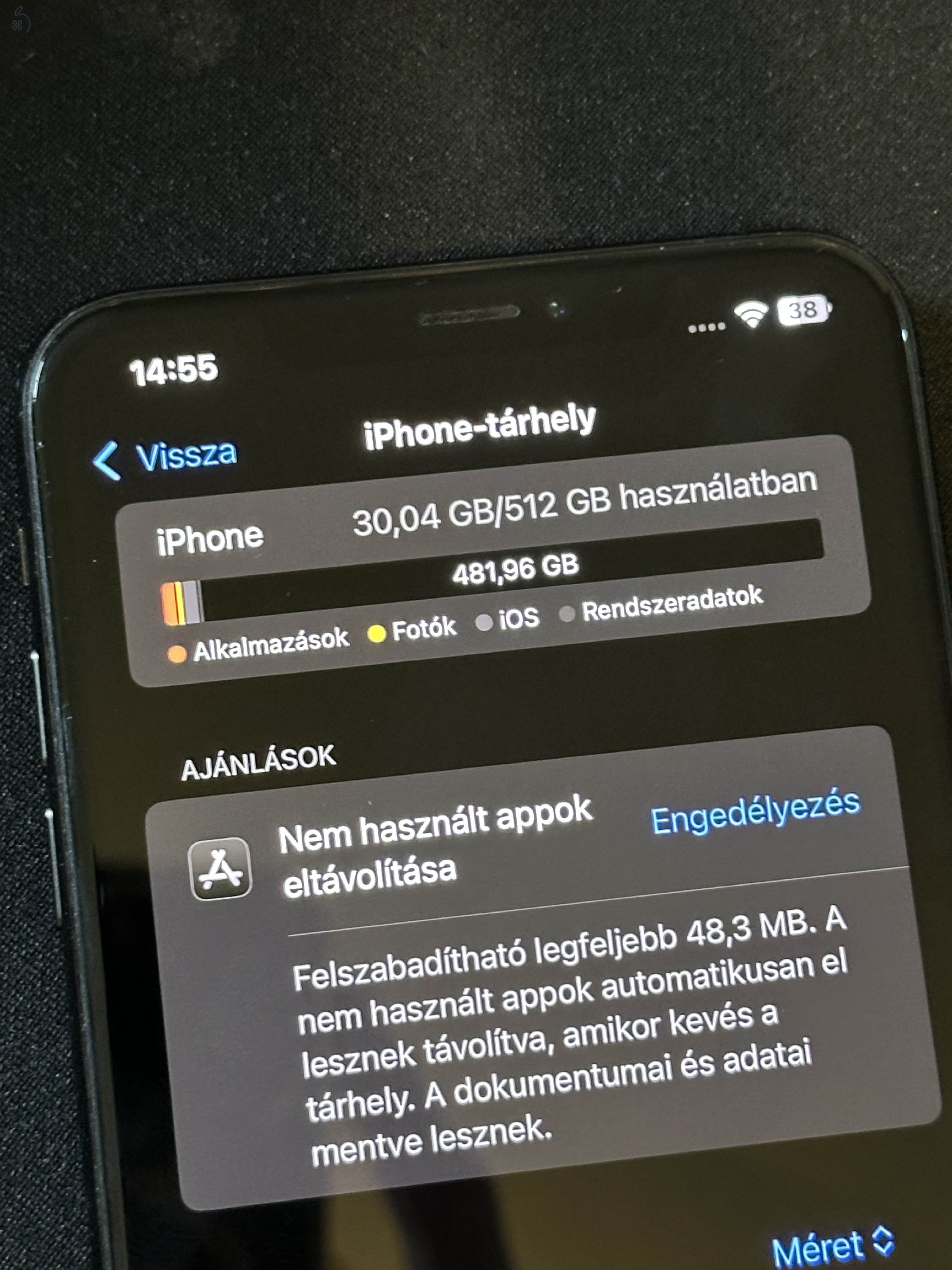 iPhone Xs Max 512gb (szürke)