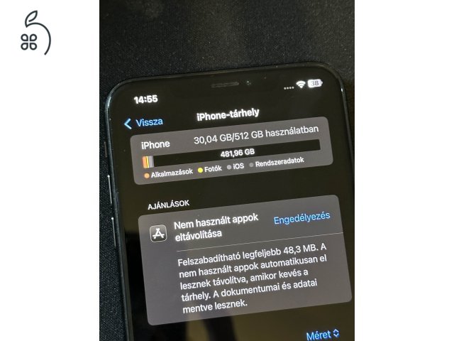 iPhone Xs Max 512gb (szürke)