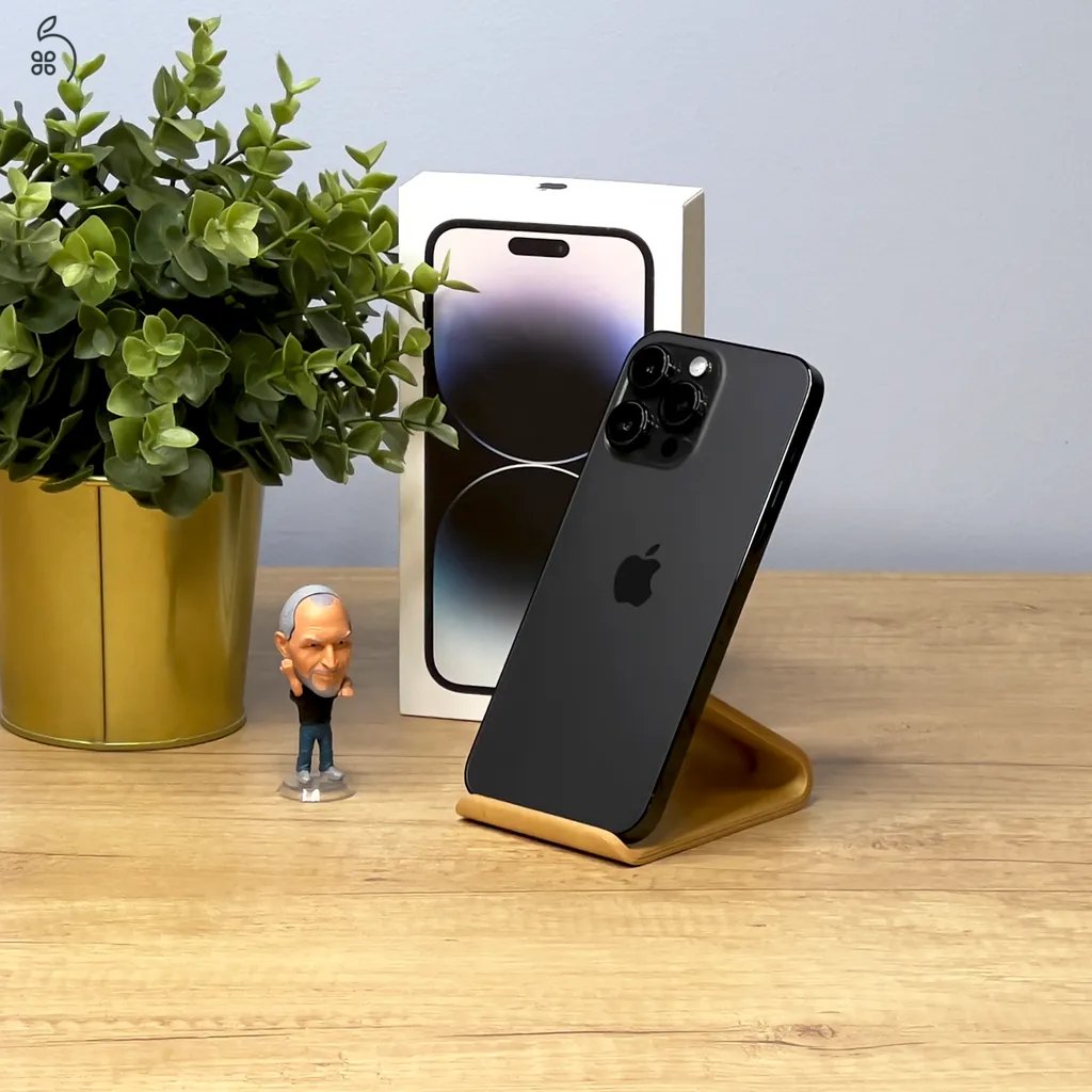 MacSzerez.com - iPhone 14 Pro / 128GB / Space Black / Garanciában cserélt új készülék!
