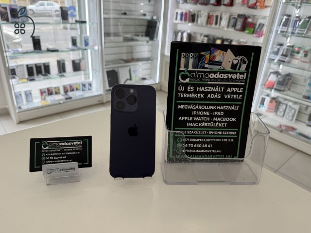 iPhone 14 Pro 128GB Független Megkímélt/1-3 hónap gar./Akku 100%/p10e