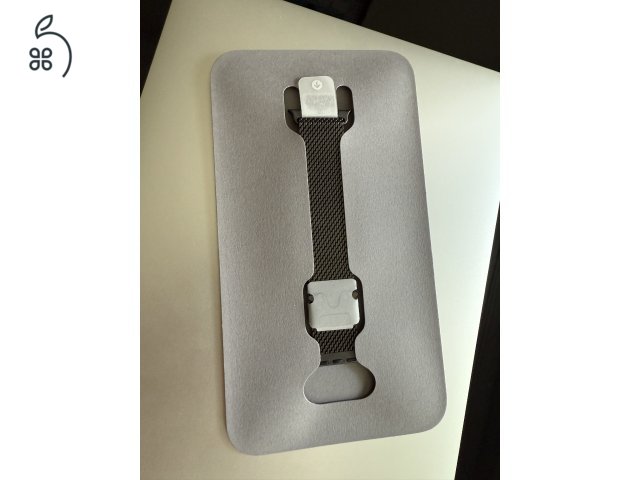 Gyári Apple 49 mm-es fekete titán milánói szíj – M Watch Ultra/Ultra2