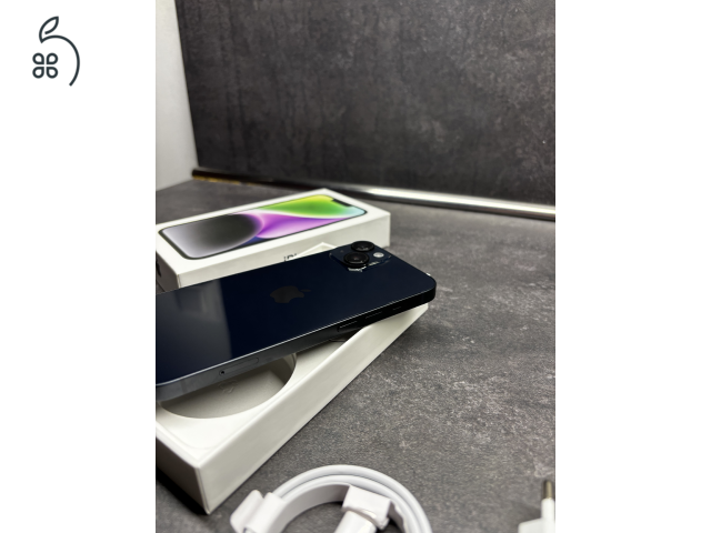 Apple iPhone 14 128Gb, Gyári Állapotú, 1 Év Garancia, +Apple Adapter