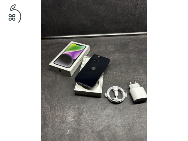 Apple iPhone 14 128Gb, Gyári Állapotú, 1 Év Garancia, +Apple Adapter
