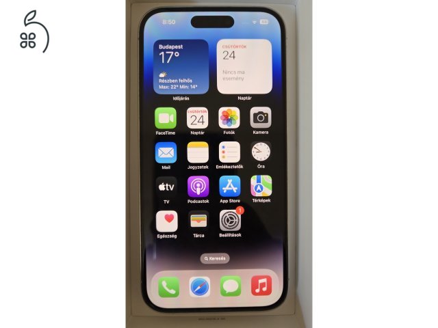 Iphone 14 Pro 256GB Silver - iStyle 1.5 év jótállás, szép állapot
