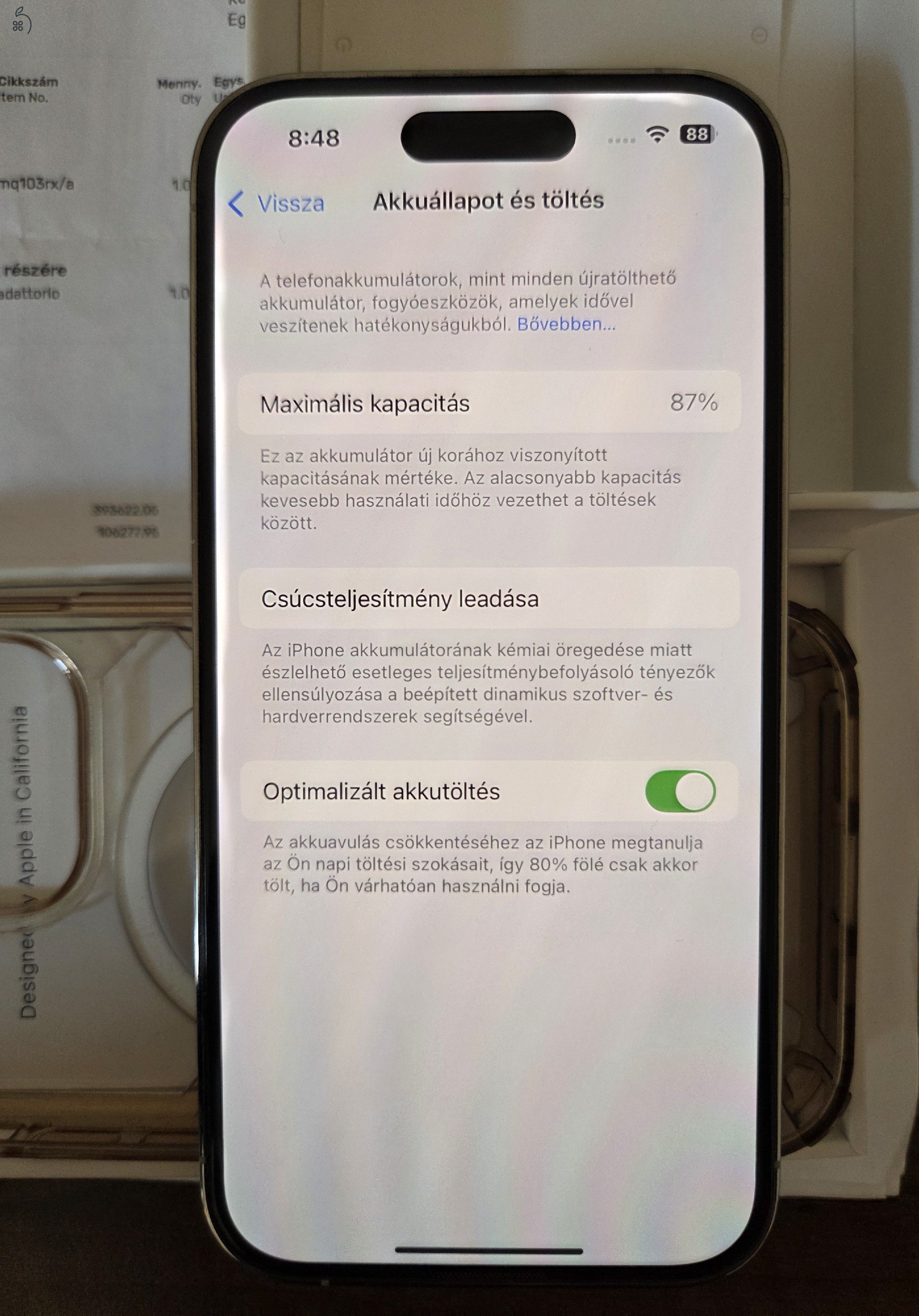 Iphone 14 Pro 256GB Silver - iStyle 1.5 év jótállás, szép állapot