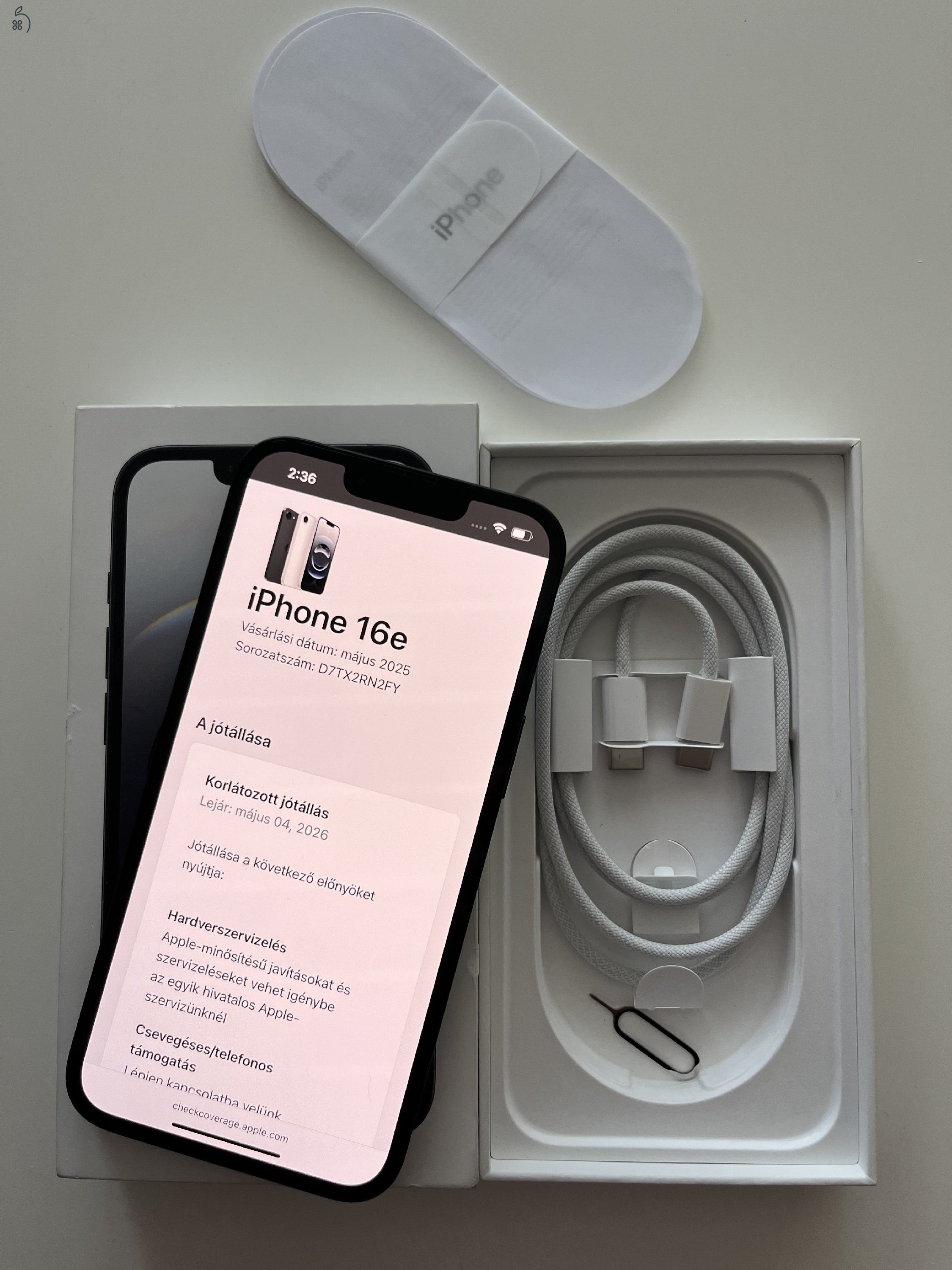 iPhone 16e 256GB Új!