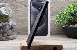 iPhone 15 Pro Max Black Titanium 256GB 2 ÉV Garanciával Számlával Aksi 92%
