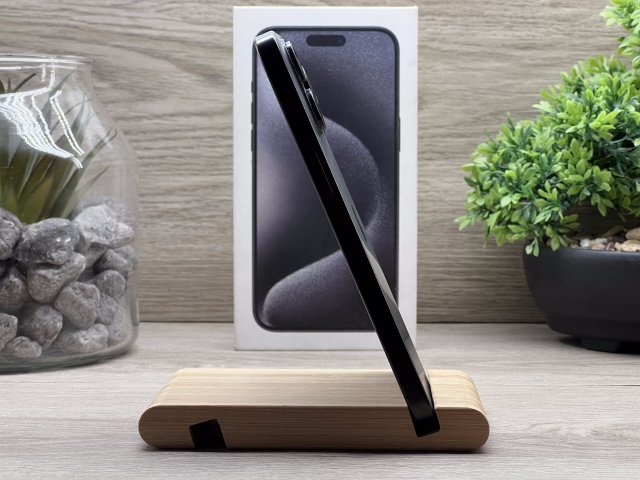 iPhone 15 Pro Max Black Titanium 256GB 2 ÉV Garanciával Számlával Aksi 92%