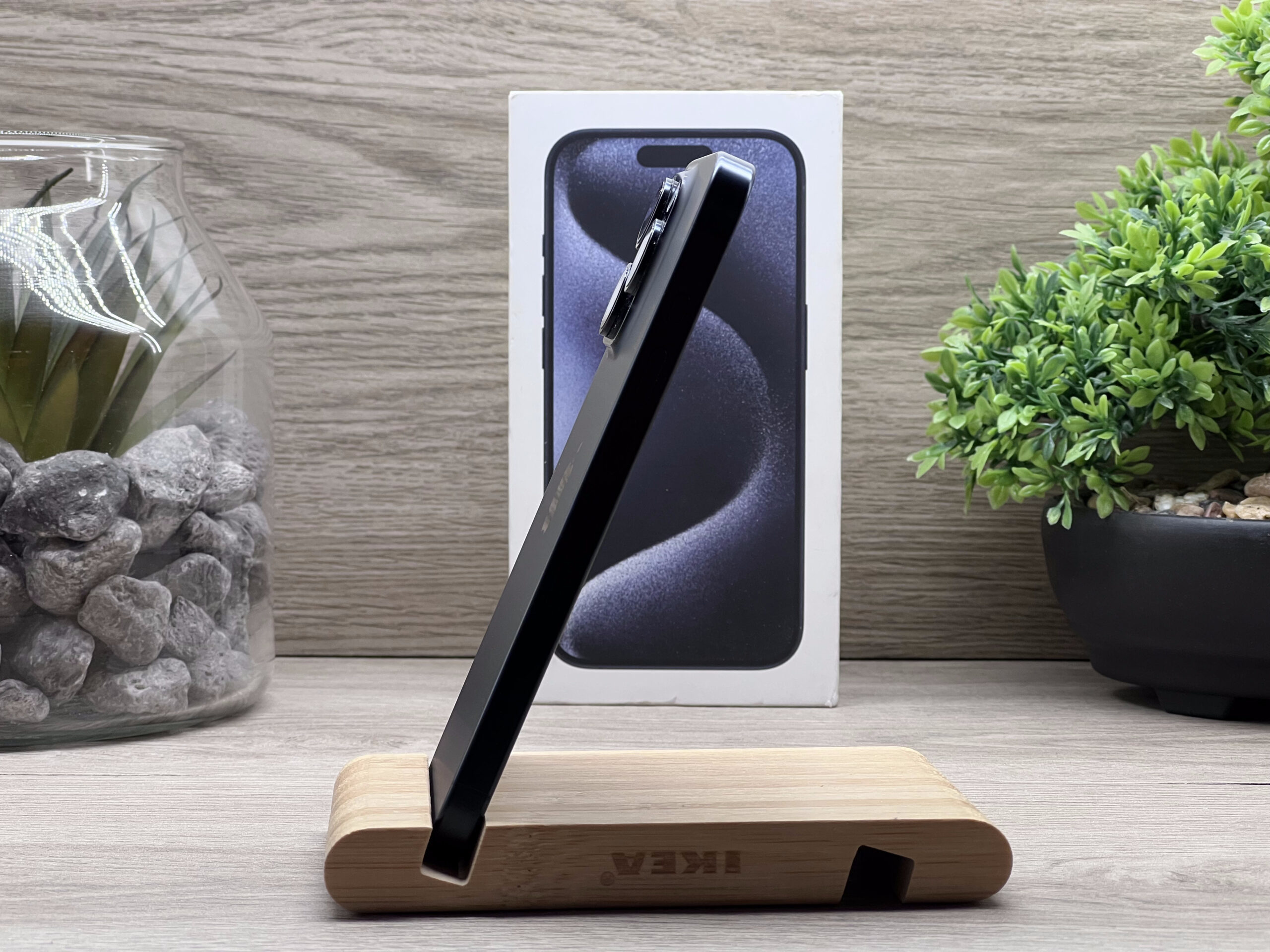 iPhone 15 Pro Blue Titanium 128GB 2 ÉV Garanciával Számlával Aksi 90%