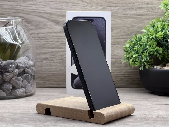 iPhone 15 Pro Black Titanium 128GB 2 ÉV Garanciával Számlával Aksi 98%