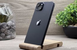 Hibátlan iPhone 15 Plus Black 128GB 2 ÉV Garanciával Számlával Aksi 91%