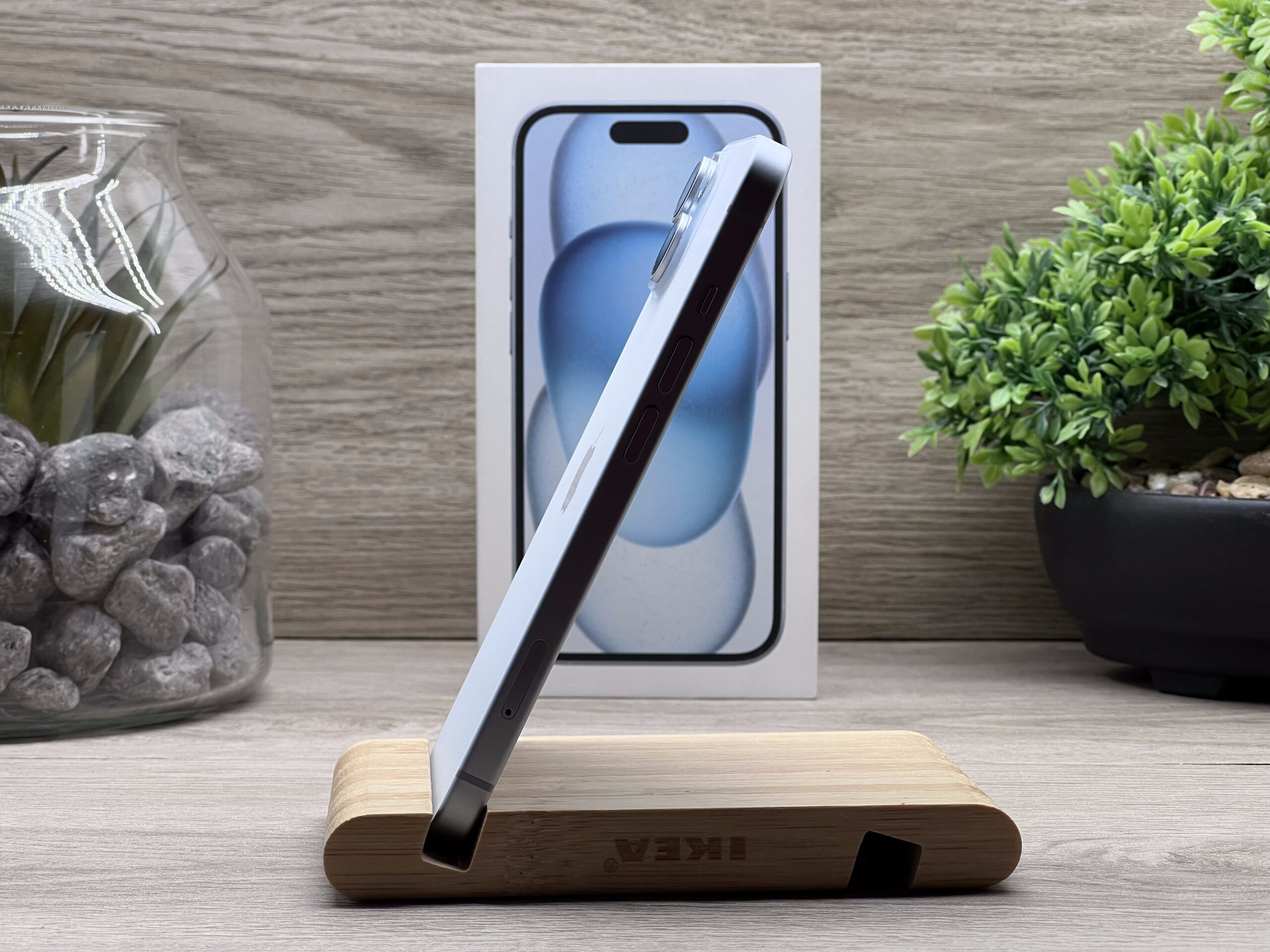 Hibátlan iPhone 15 Blue 128GB 2 ÉV Garanciával Számlával Aksi 90%