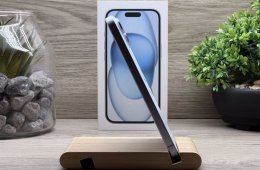 Hibátlan iPhone 15 Blue 128GB 2 ÉV Garanciával Számlával Aksi 90%