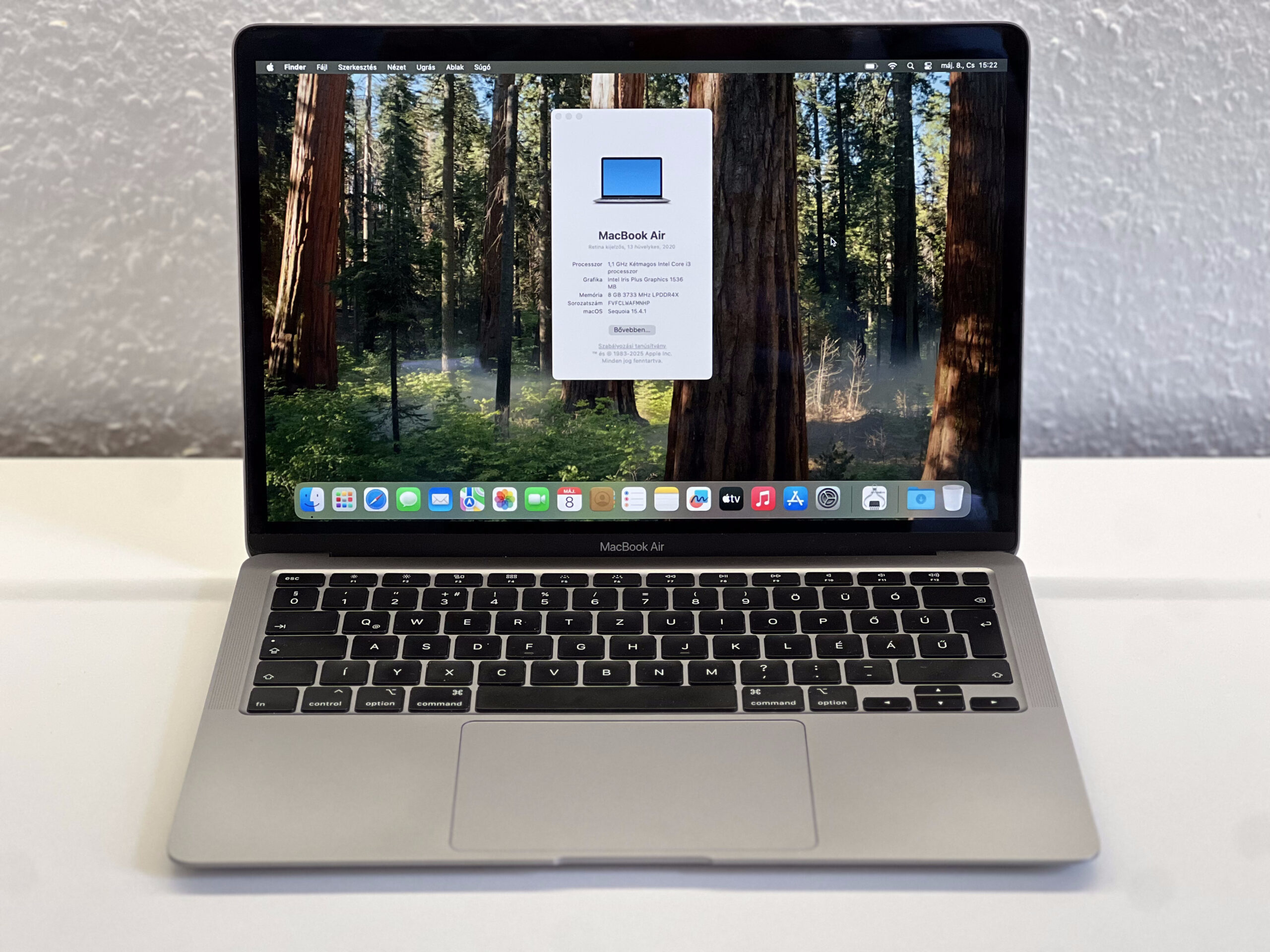 MacBook Air 2020 13 256GB 2 ÉV Garanciával Számlával