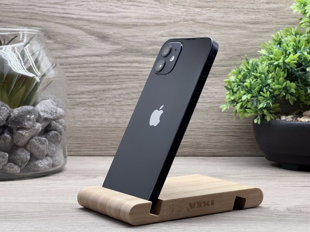 Hibátlan iPhone 12 Black 128GB 2 ÉV Garanciával Számlával Aksi 93%