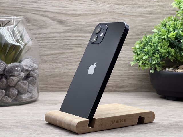 iPhone 12 Black 64GB 2 ÉV Garanciával Számlával Aksi 90%
