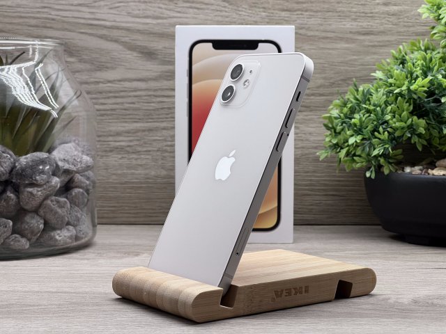iPhone 12 White 64GB 2 ÉV Garanciával Számlával Aksi 95%