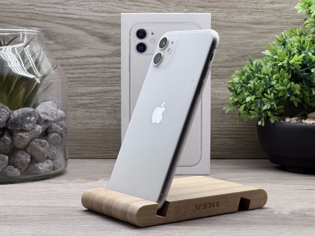 Hibátlan iPhone 11 White 64GB 2 ÉV Garanciával Számlával Aksi 100%