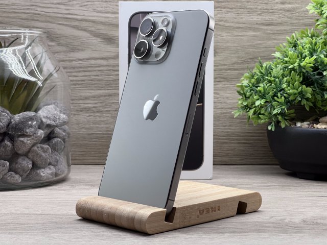 Hibátlan iPhone 16 Pro Max Natural Titanium 256GB 2 ÉV Garanciával Számlával Aksi 100%