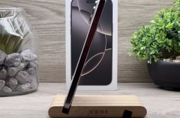 Hibátlan iPhone 16 Pro Max Natural Titanium 256GB 2 ÉV Garanciával Számlával Aksi 100%